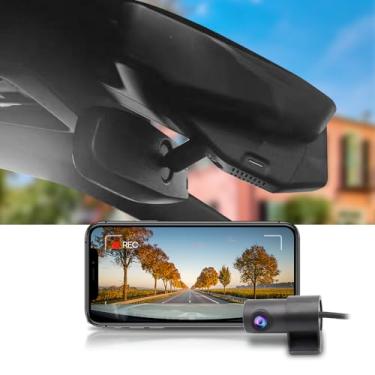 Imagem de Fitcamx A câmera frontal 4K + traseira 1080P se adapta para Cadillac XT4 2019-2023 (HD2-6167) tem regulação automática, estilo OEM, vídeo HD duplo, WiFi e aplicativo integrados, gravação em loop