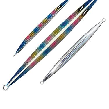 Imagem de ZZTWER Isca artificial, isca de robalo para fundição em costa, isca de pesca de metal lenta, 1 peça, 150 g, 200 g, 250 g, 300 g, 400 g