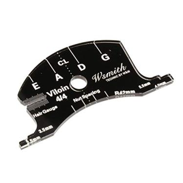 Imagem de F Fityle 1/2 3/4 4/4 Violino Bridge Fingerboard Raspador Multifuncional Molde Referência para Instrumentos de Violinos de Tamanho Completo Acessórios - Violino 4-4