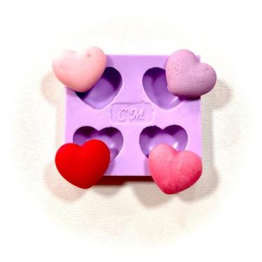 Imagem de F1350 molde de silicone coração confeitaria biscuit - confeitaria dos 