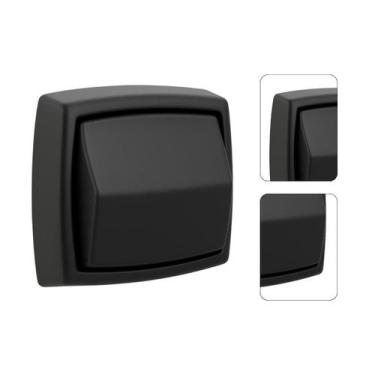 Imagem de Acabamento Para Valvula de Descarga Hydra Max Deca Preto Fosco Matte A