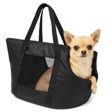 Imagem de Bolsa Mochila Dobrável Para Transporte De Pets – Segurança E Conforto Em Viagens E Passeios - Preta