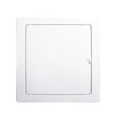 Imagem de Quadro Disjuntor Fame Pvc Embutir 16 Preto/24 Branco