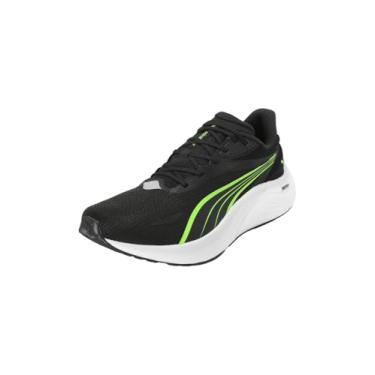 Imagem de PUMA Electrify Nitro 4 Tênis de corrida de estrada masculino, Puma Cinza de penas de alerta amarelo preto, 40.5 EU