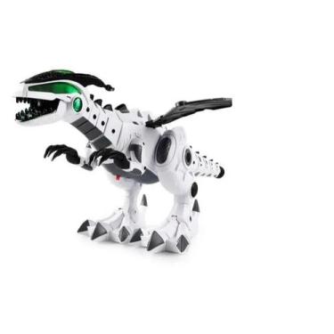 Imagem de Dinossauro Dragão Robô Cibernético Que Anda E Solta Fumaça com Som e L