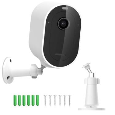 Imagem de Arlocam Suporte compatível com câmeras Arlo Essential/XL Gen 2/Arlo Pro/2/3/4/Arlo Pro 5s/Ultra/Ultra 2, suporte de segurança ajustável de 360° para parede e teto à prova de intempéries para ambientes