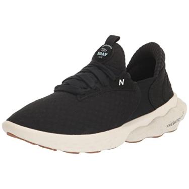 Imagem de New Balance Tênis de corrida feminino Fresh Foam Roav Elite V1, Preto/sal marinho, 5.5 Wide