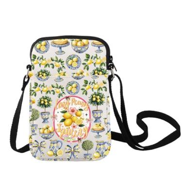 Imagem de LEVLO Bolsa tiracolo Italian Lemons Italian Islands Gift Easy Peasy squeezy Shoulder Bag Positano Delicious Italy Lemons Merch, Easy Lemons Cbag, Bolsa tiracolo