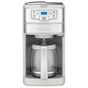 Imagem de Cafeteira Automática Programável 12 Xícaras em Aço Inox, 110V Cuisinart DGB 400SS, Branca