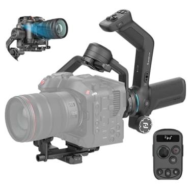 Imagem de FeiyuTech Oficial SCORP-C2 Estabilizador Gimbal 3 Eixos para DSLR e Mirrorless com IA Tracking 4.0 até 18 m, carga de 3,5 kg, 14 h de bateria e suporte ao modo vertical nativo