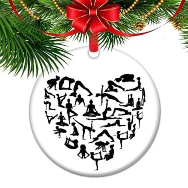 Imagem de Ornamento de cerâmica Yoga Namaste, lembrança para amantes de ioga, meditação zen, presente Asana