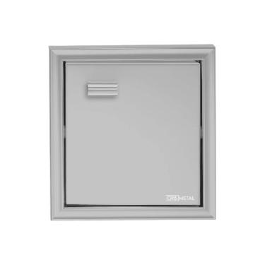 Imagem de Porta Papel 17,5x12,5x16,5cm Embutir Silver - 7056 - CRIS METAL