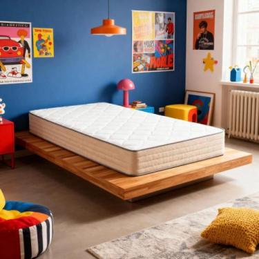 Imagem de Colchão Solteiro Molas Ensacadas Aurora 088x188x20 Bom Pastor