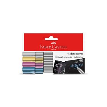 Imagem de Faber-Castell MARCADOR PERMANENTE 1.0MM - 4 CORES, Modelo: MULTI/ES4MTZF