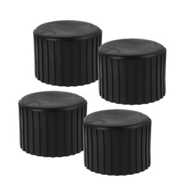 Imagem de Toddmomy 4 peças de capas de borracha para pés para equipamentos de fitness, protetores de piso para casa, academia, azulejos de madeira e carpete que evitam arranhões e ruído