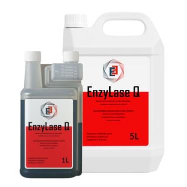 Imagem de Kit Enzylase Q Frutal Desintegrador P/Banheiros Químicos Motorhome Ônibus Trailers Barcos 5L + 1L