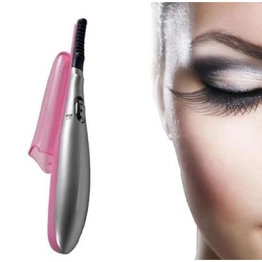 Imagem de Modelador Elétrico de Cílios Recarregável – Curvador Térmico Portátil com Aquecimento Rápido e Design Ergonômico