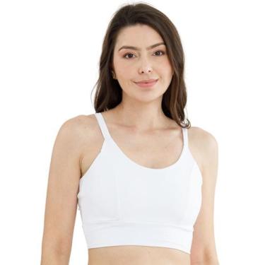 Imagem de Top Suplex Reforçado Moda Esportiva Básica Feminina S/bojo Slim Fit 30