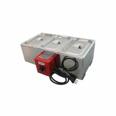 Imagem de Derretedeira de chocolate 3 cubas Zepper CH30E, 220V