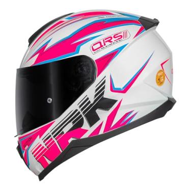 Imagem de Capacete Norisk Razor Ghost Feminino Rosa Fechado Moto (60)