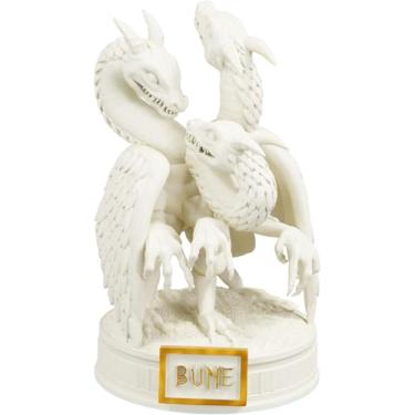 Imagem de Estátua Imagem Bune - Chave Menor de Salomão - Ars Goetia (Cor Mármore Dourado)