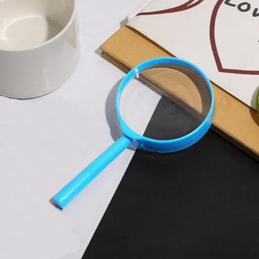 Imagem de 5 peças de lupa de leitura portátil 3x, adequada para ler livros e jornais, insetos e observação de hobby