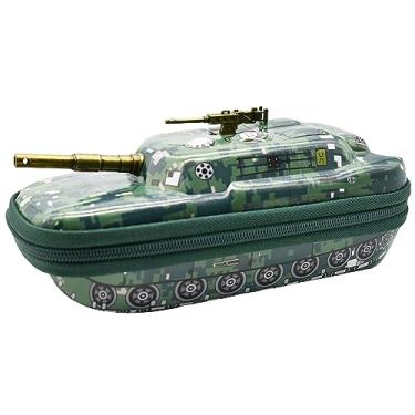 Imagem de Estojo camuflado de grande capacidade para canetas, bolsa de papelaria, impermeável, EVA camuflada, verde