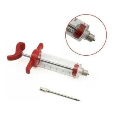 Imagem de 10X Seringa Com Agulha P Injecao De Temperos Em Carnes E Fr