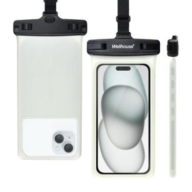 Imagem de Bolsa de telefone impermeável wellhouse 7" IPX8 Luminous Black