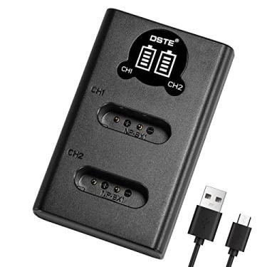 Imagem de DST Carregador de bateria LCD duplo E compatível com Sony NP-BX1 NP BX1 e Sony Cyber-Shot ZV-1 DSC-HX300 DSC-HX50 DSC-HX50VB DSC-HX60V DSC-HX90 DSC-HX90V DSC-HX80 DSC-RX1 DSC-WX350 DSC-RX100 DSC-RX100