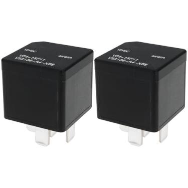 Imagem de Briny River 2 peças de relé automotivo 5 pinos VF4-15F11 12VDC 40A/30A substituição carro veículo elétrico
