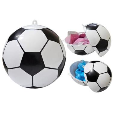 Imagem de Bola Cha Revelaçao Sexo Menino Menina Genero Futebol Festa Fralda Fami