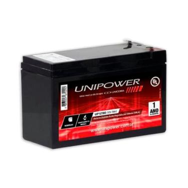 Imagem de Bateria Selada Estacionária Unipower 12V 9AH UP1290, U, NOVO
