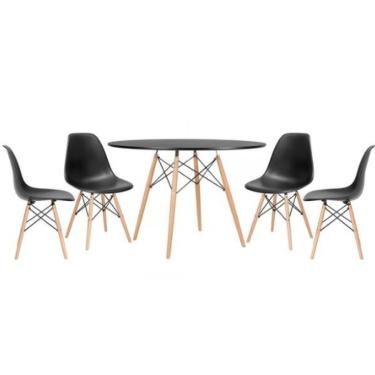 Imagem de Conjunto de Mesa 100 cm com 4 cadeiras Eames NEW