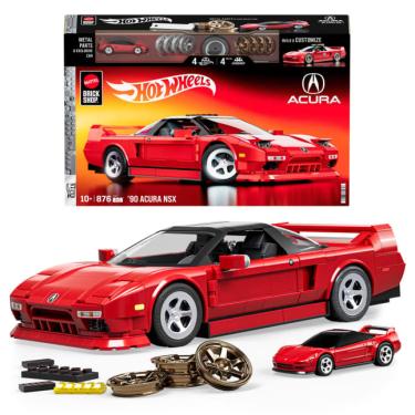 Imagem de Bloco de montar HotWheels - Mega Elite Acura NSX MATTEL