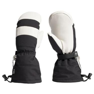 Imagem de CHOPPER MILL Luvas de montanha para adultos para esqui, snowboard, trenó, isoladas com punho extralongo para manter as mãos quentes no inverno, neve, tamanho 9