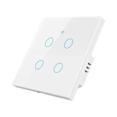 Imagem de Interruptor Inteligente WiFi EU Com Fio Neutro/Sem Fio Neutro 220V Fun