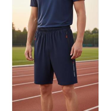 Imagem de Bermudas Esportiva Seda Fria Casual Treinos Interno Externo - SEM MARC