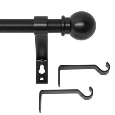 Imagem de Conjunto de barras de cortina GSBLUNIE Heavy Duty 5/8 de diâmetro 120-