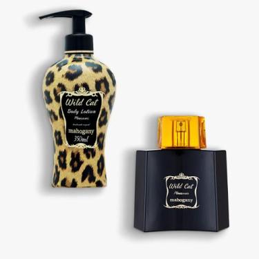 Imagem de Kit Wild Cat Fragrância e Hidratante Corporal - Mahogany