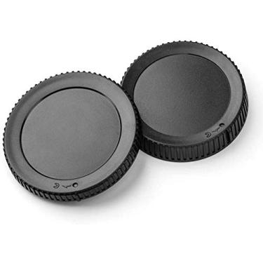 Imagem de Tampa do corpo da câmera Z9 Z8 Z7 e tampa traseira da lente compatível com Nikon Z9 Z8 Z7 Z6 Z5 Z50 Zfc w/Z Mount, substitui a tampa da lente traseira LF-N1 e a tampa do corpo BF-N1 2 conjuntos