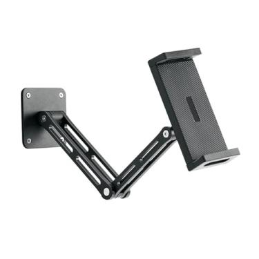 Imagem de Ysyqkn Suporte de Parede para Tablet de 4" a 12,9", Fácil Instalação, Ideal para Uso em Casa, No Escritório Ou Na Cozinha, Desdobrado 32cm