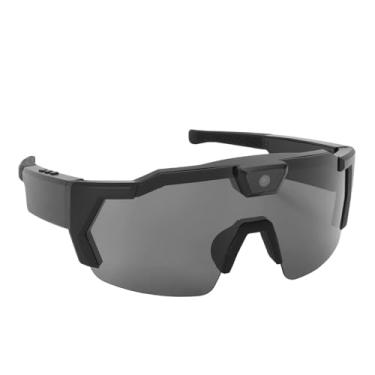 Imagem de Asixxsix Óculos de sol inteligentes com câmera, 1080P 12MP HD amplo ângulo óculos esportivos inteligentes com lentes polarizadas para Ciclismo Corrida Condução, Suporta até 128G