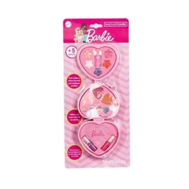 Imagem de Paleta de Maquiagem Infantil Love Barbie Multikids - BR2426