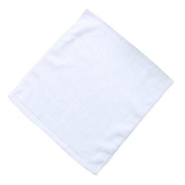 Imagem de Toalha de toalha, 1 pacote para crianças, banheiro, hotel, spa, cozinha, toalhas multiuso e panos de rosto 24 cm x 24 cm (branco)