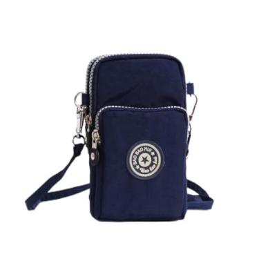 Imagem de Bolsa transversal feminina moderna com vários bolsos à prova d'água, pochete alternativa com alça ajustável, Estilo