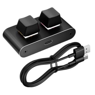 Imagem de Teclado Programável,Acessórios de Computador com Type-C | Teclado Macro Plug And Play | Para Escritório Em Casa Programação Transmissão Ao Design Gráfico Edição De Vídeo Jogadores