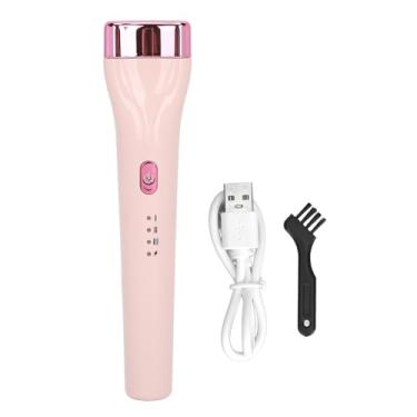 Imagem de Modelador de cílios aquecido 360 graus, de longa duração, 3 engrenagens de temperatura, modelador de cílios com escova (Rosa)