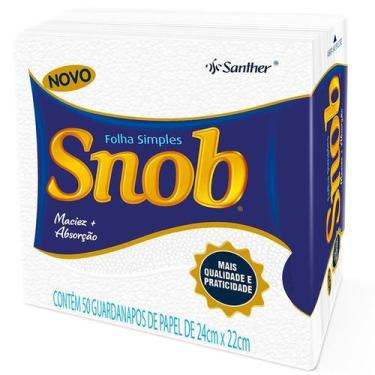 Imagem de Guardanapo Branco Snob 24x22 cm 50 unidades