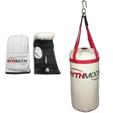 Imagem de Kit Boxe Infantil com Saco de Pancada e Luvas Rythmoon ST Azul-Unissex